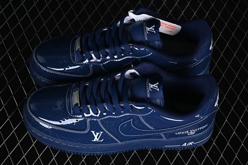 All Categories Nk Air Force 1 Air Force Series Nk Air Force 1 Low Air Force Low Nike Air Force 1'07 Low LV Co-branded Glazed Blue Air Force One Low Casual Shoes NH0601-524